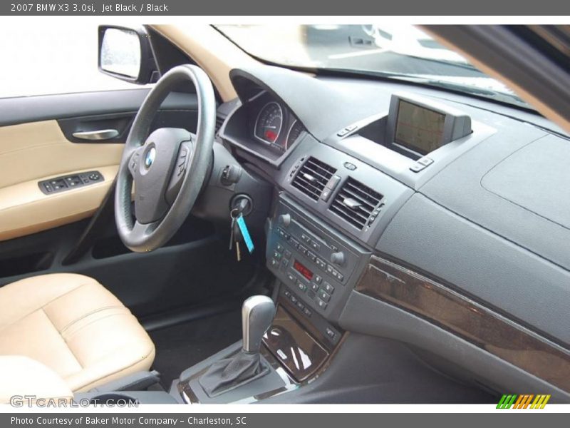 Jet Black / Black 2007 BMW X3 3.0si