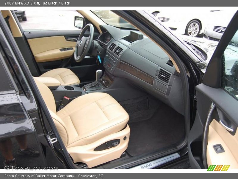 Jet Black / Black 2007 BMW X3 3.0si