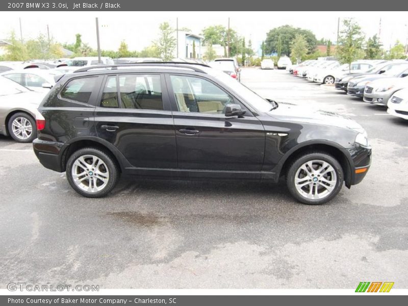 Jet Black / Black 2007 BMW X3 3.0si