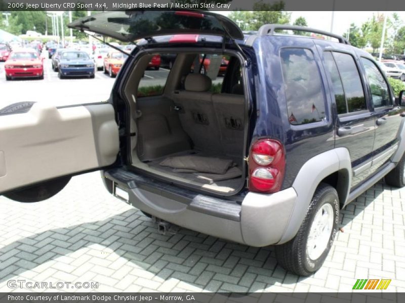 Midnight Blue Pearl / Medium Slate Gray 2006 Jeep Liberty CRD Sport 4x4