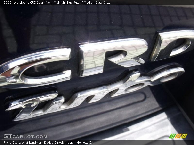 Midnight Blue Pearl / Medium Slate Gray 2006 Jeep Liberty CRD Sport 4x4