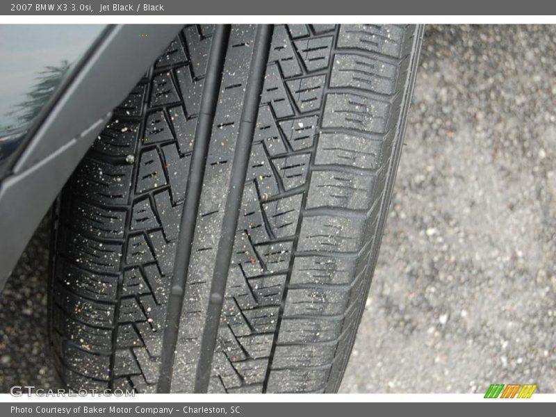 Jet Black / Black 2007 BMW X3 3.0si