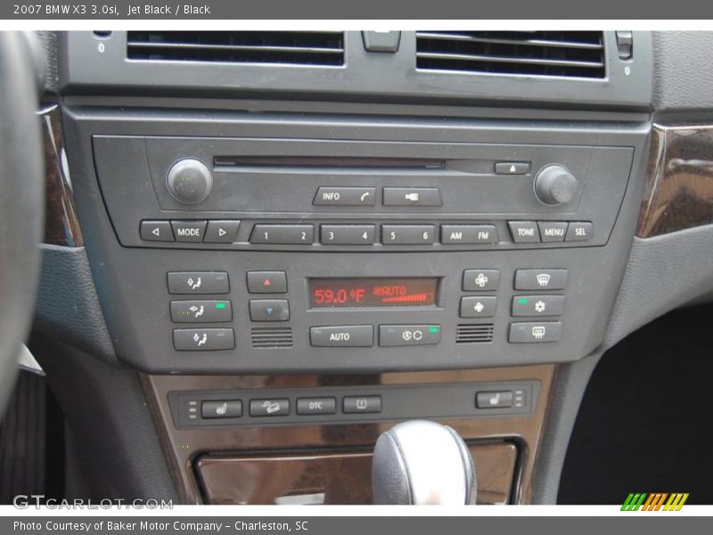 Jet Black / Black 2007 BMW X3 3.0si