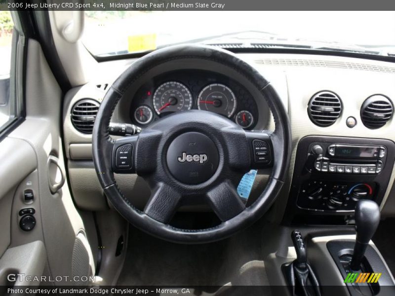 Midnight Blue Pearl / Medium Slate Gray 2006 Jeep Liberty CRD Sport 4x4