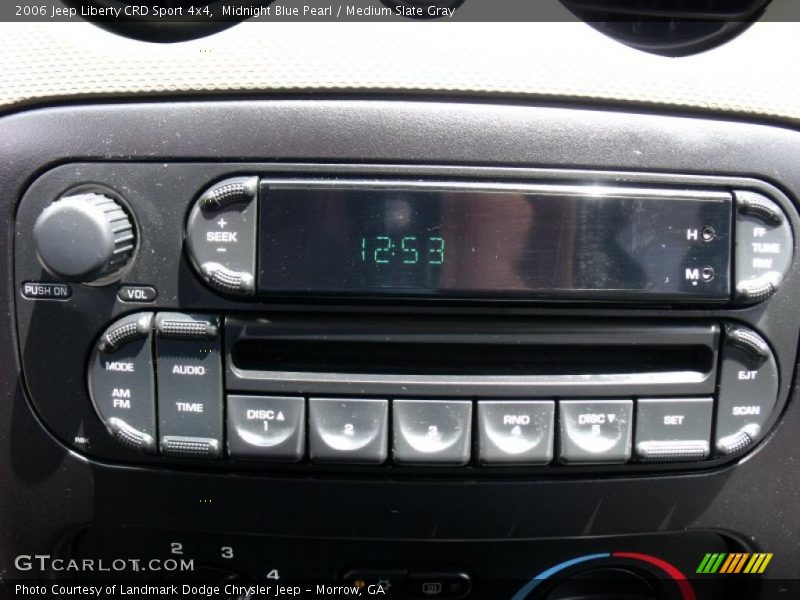 Midnight Blue Pearl / Medium Slate Gray 2006 Jeep Liberty CRD Sport 4x4