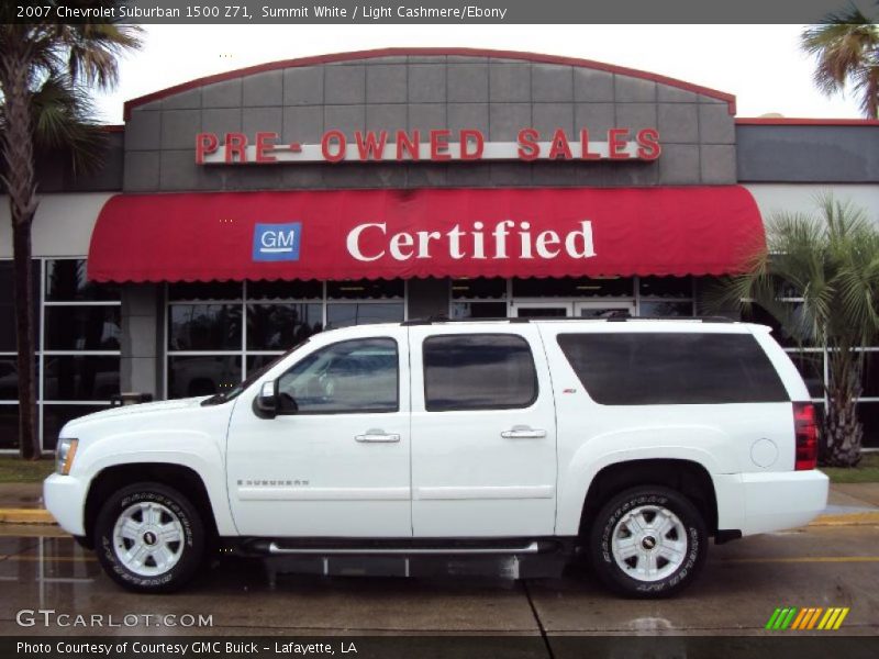 Summit White / Light Cashmere/Ebony 2007 Chevrolet Suburban 1500 Z71