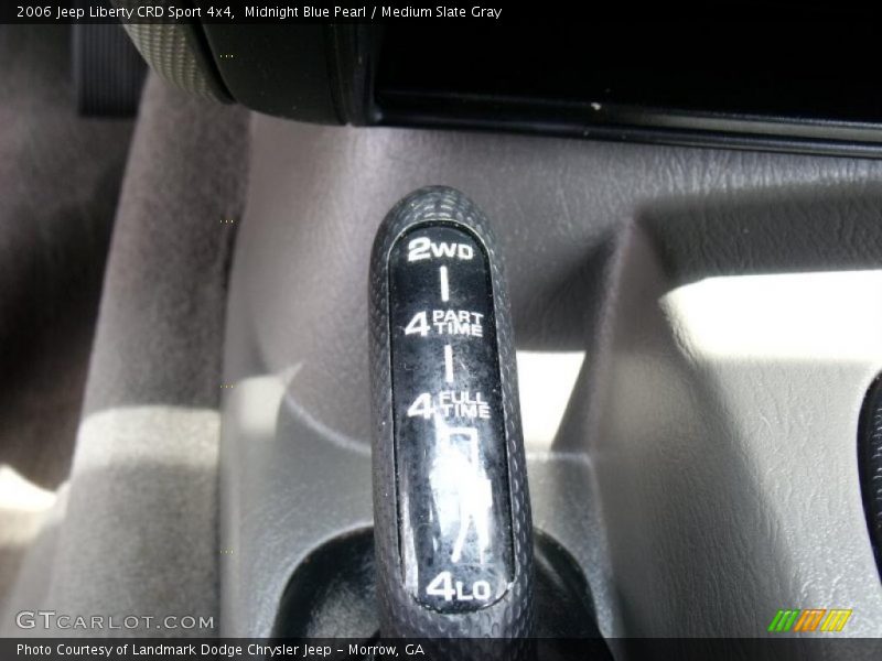 Midnight Blue Pearl / Medium Slate Gray 2006 Jeep Liberty CRD Sport 4x4