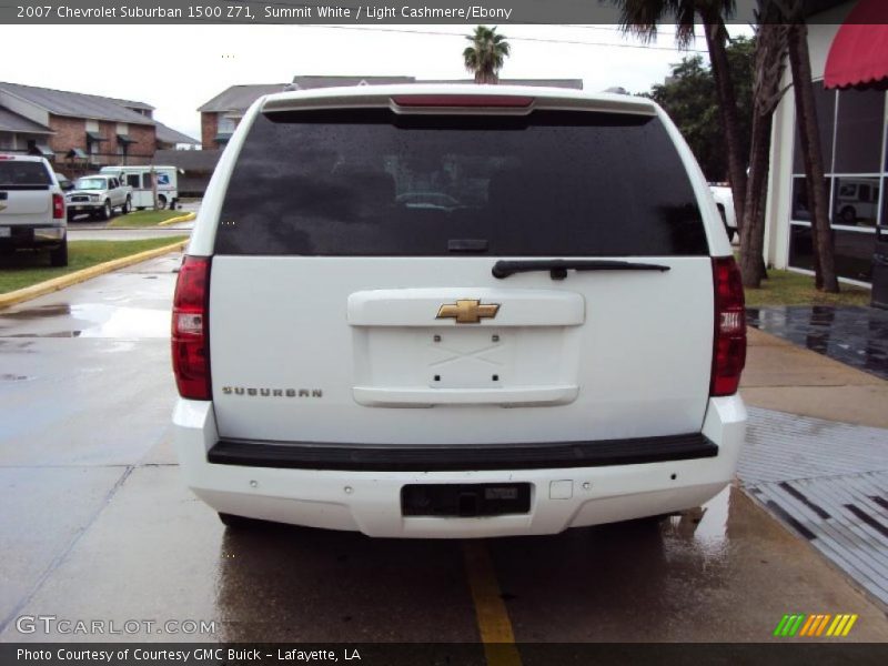 Summit White / Light Cashmere/Ebony 2007 Chevrolet Suburban 1500 Z71