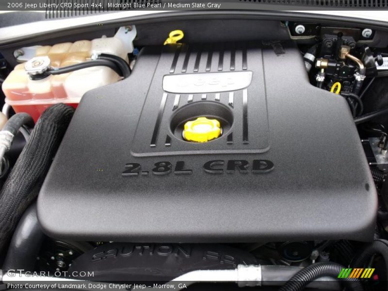 Midnight Blue Pearl / Medium Slate Gray 2006 Jeep Liberty CRD Sport 4x4