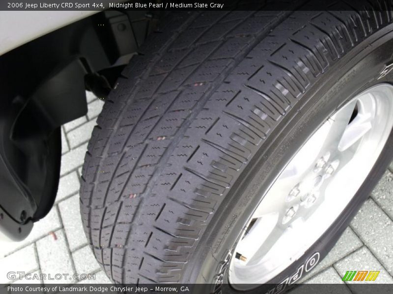Midnight Blue Pearl / Medium Slate Gray 2006 Jeep Liberty CRD Sport 4x4