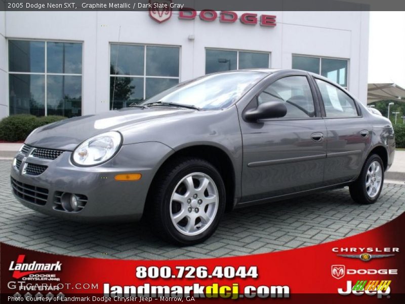 Graphite Metallic / Dark Slate Gray 2005 Dodge Neon SXT