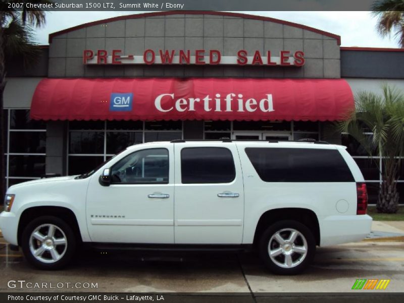 Summit White / Ebony 2007 Chevrolet Suburban 1500 LTZ