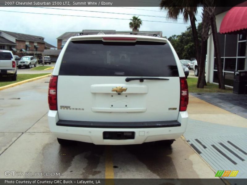 Summit White / Ebony 2007 Chevrolet Suburban 1500 LTZ