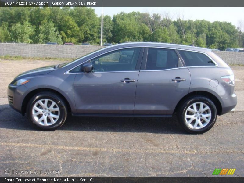 Galaxy Gray Mica / Black 2007 Mazda CX-7 Sport