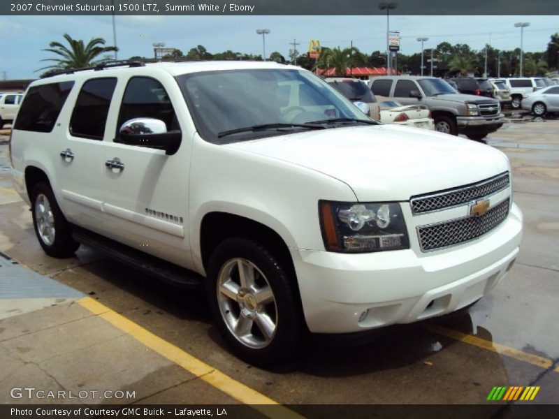 Summit White / Ebony 2007 Chevrolet Suburban 1500 LTZ