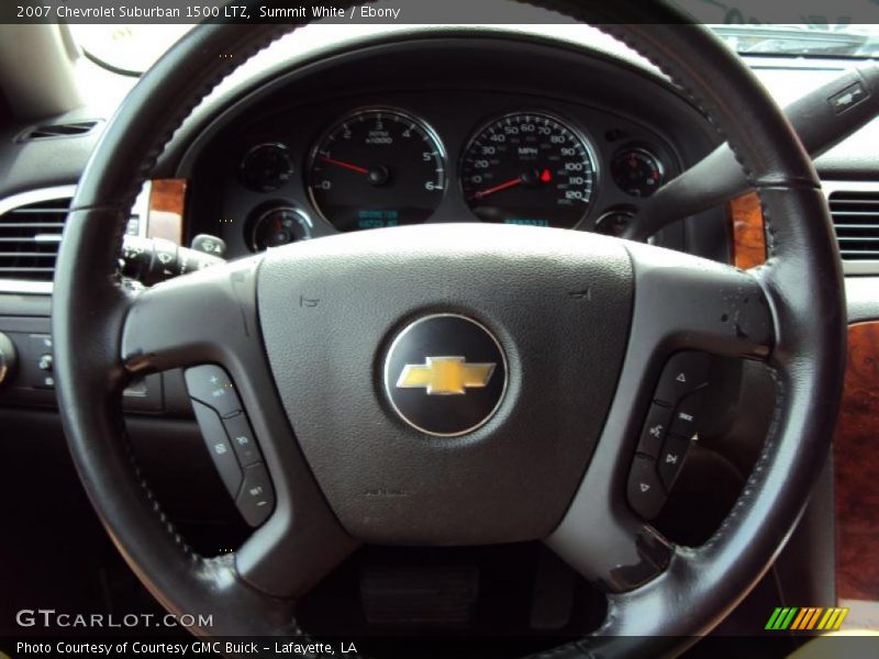 Summit White / Ebony 2007 Chevrolet Suburban 1500 LTZ