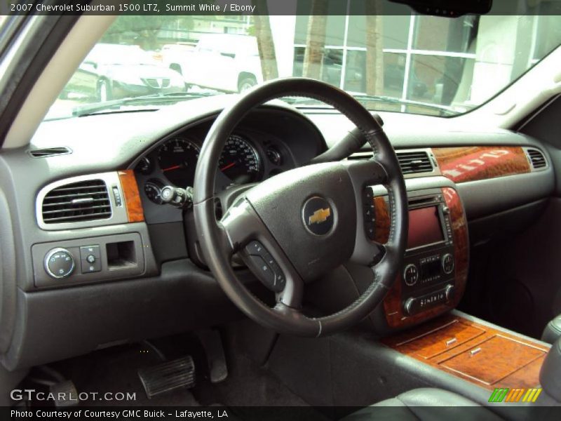 Summit White / Ebony 2007 Chevrolet Suburban 1500 LTZ