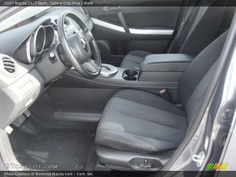 Galaxy Gray Mica / Black 2007 Mazda CX-7 Sport