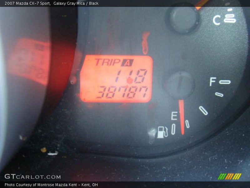 Galaxy Gray Mica / Black 2007 Mazda CX-7 Sport