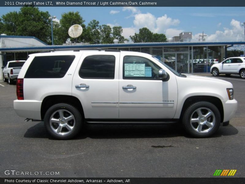 White Diamond Tricoat / Light Cashmere/Dark Cashmere 2011 Chevrolet Tahoe LTZ
