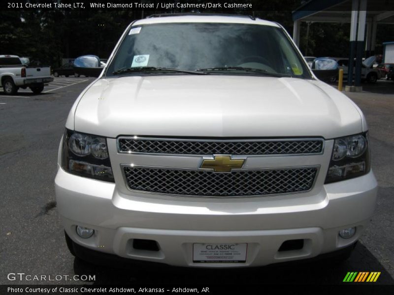 White Diamond Tricoat / Light Cashmere/Dark Cashmere 2011 Chevrolet Tahoe LTZ
