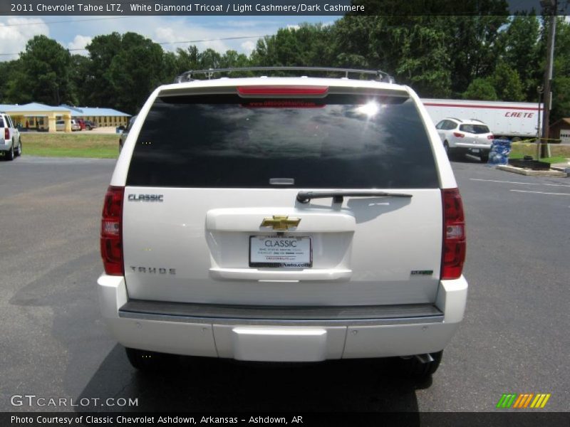White Diamond Tricoat / Light Cashmere/Dark Cashmere 2011 Chevrolet Tahoe LTZ