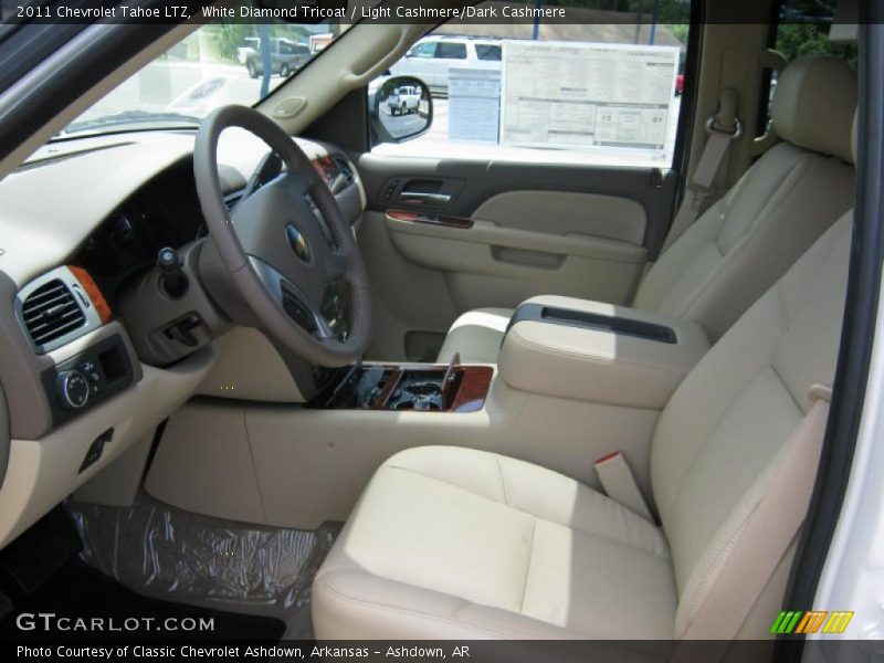 White Diamond Tricoat / Light Cashmere/Dark Cashmere 2011 Chevrolet Tahoe LTZ