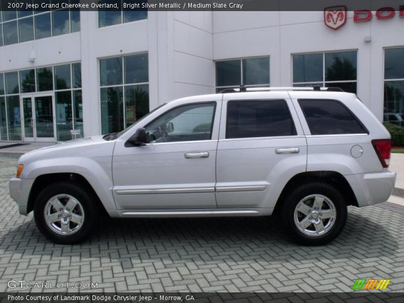 Bright Silver Metallic / Medium Slate Gray 2007 Jeep Grand Cherokee Overland