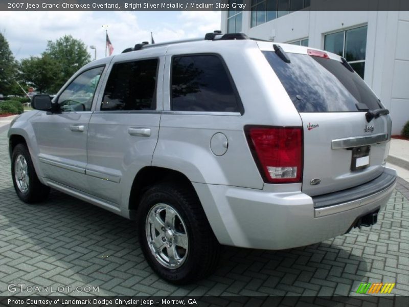 Bright Silver Metallic / Medium Slate Gray 2007 Jeep Grand Cherokee Overland