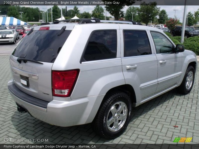 Bright Silver Metallic / Medium Slate Gray 2007 Jeep Grand Cherokee Overland