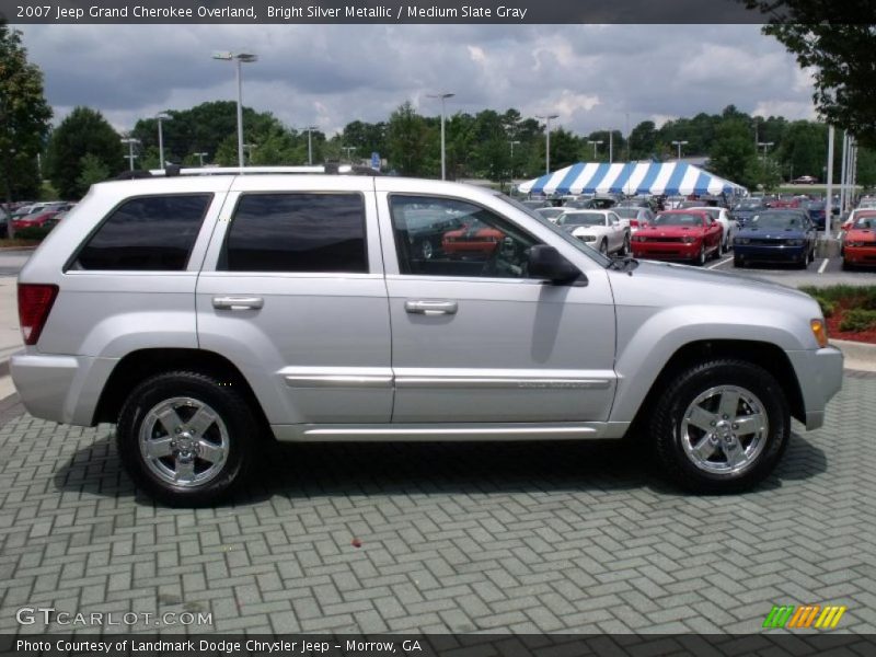 Bright Silver Metallic / Medium Slate Gray 2007 Jeep Grand Cherokee Overland