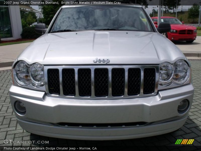 Bright Silver Metallic / Medium Slate Gray 2007 Jeep Grand Cherokee Overland