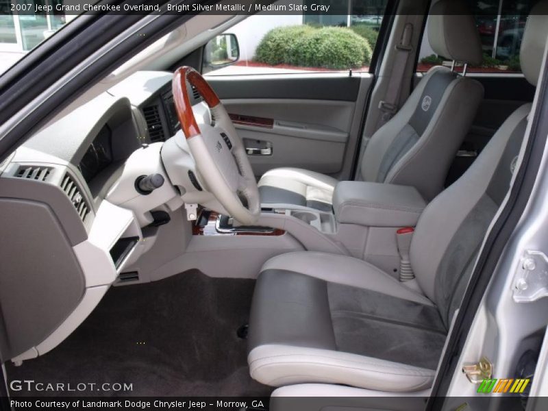 Bright Silver Metallic / Medium Slate Gray 2007 Jeep Grand Cherokee Overland