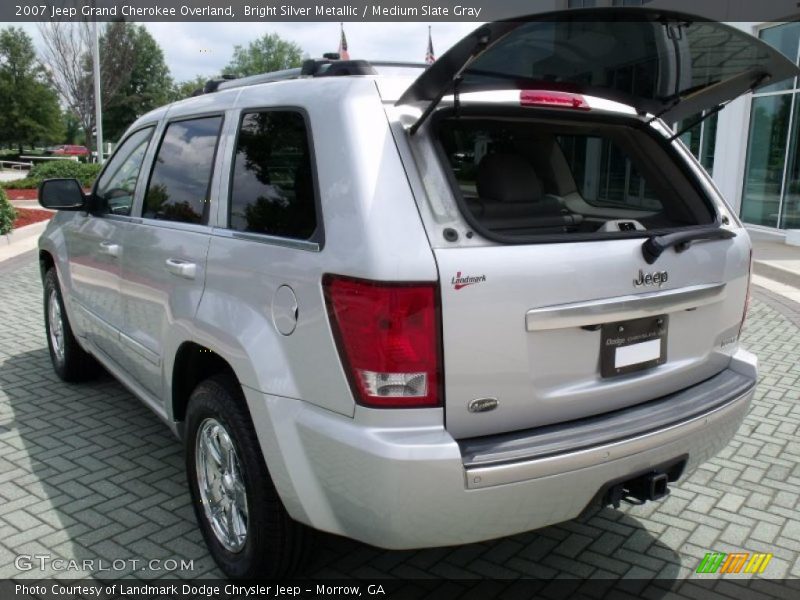 Bright Silver Metallic / Medium Slate Gray 2007 Jeep Grand Cherokee Overland