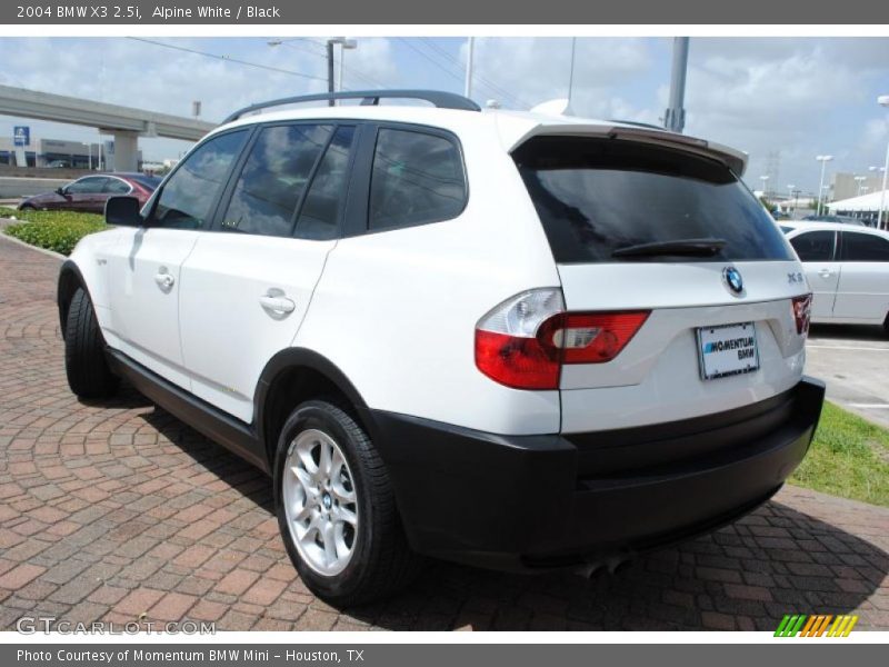 Alpine White / Black 2004 BMW X3 2.5i