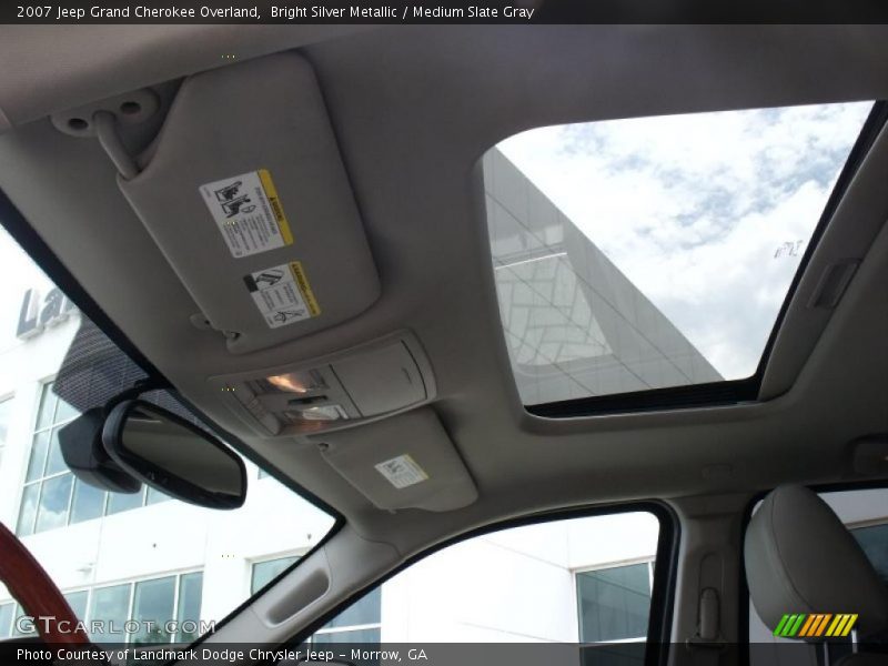 Bright Silver Metallic / Medium Slate Gray 2007 Jeep Grand Cherokee Overland