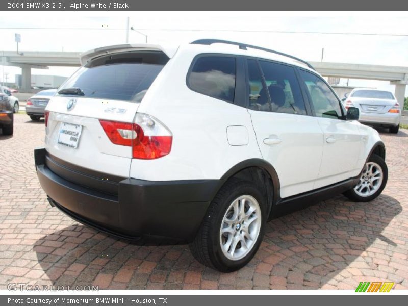 Alpine White / Black 2004 BMW X3 2.5i