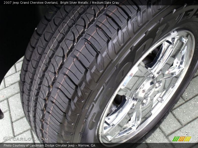 Bright Silver Metallic / Medium Slate Gray 2007 Jeep Grand Cherokee Overland