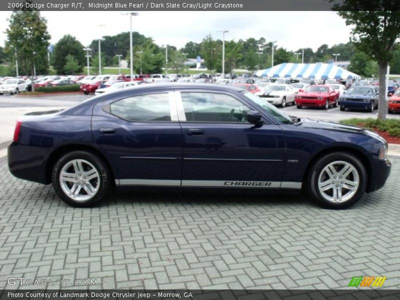 Midnight Blue Pearl / Dark Slate Gray/Light Graystone 2006 Dodge Charger R/T