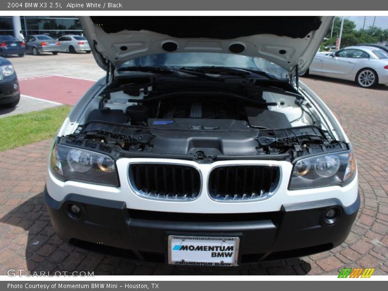 Alpine White / Black 2004 BMW X3 2.5i