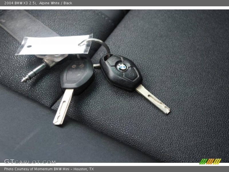 Alpine White / Black 2004 BMW X3 2.5i