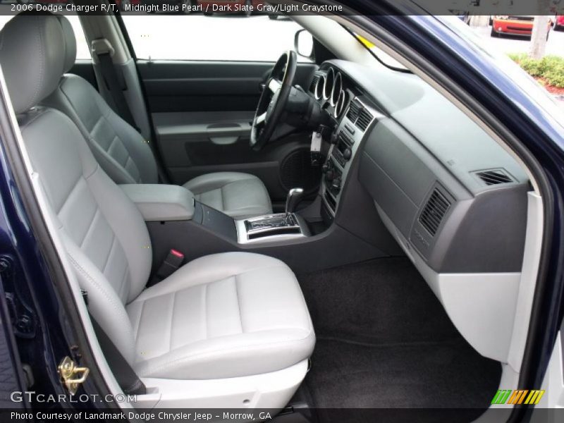 Midnight Blue Pearl / Dark Slate Gray/Light Graystone 2006 Dodge Charger R/T