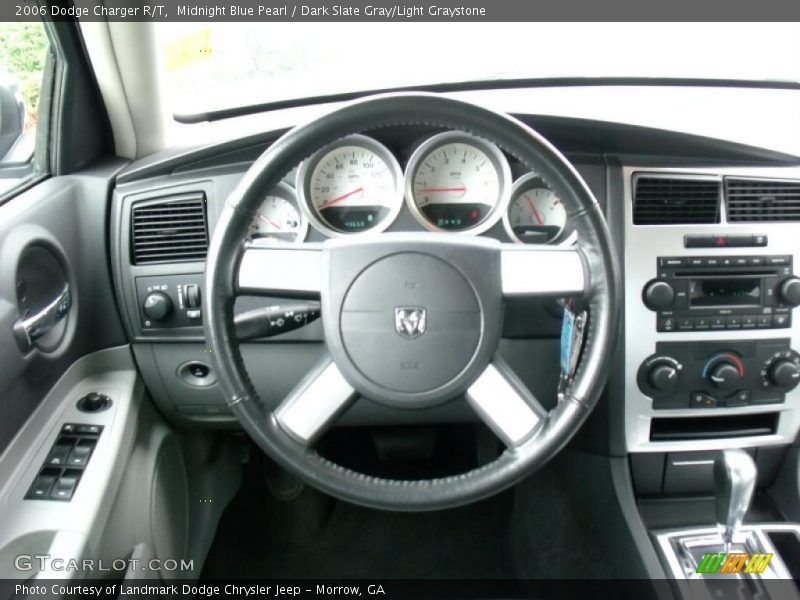 Midnight Blue Pearl / Dark Slate Gray/Light Graystone 2006 Dodge Charger R/T