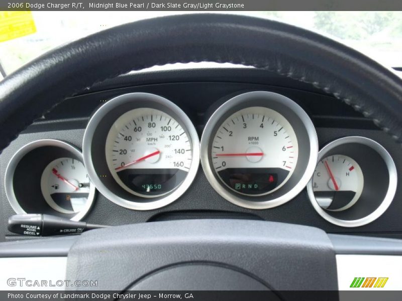 Midnight Blue Pearl / Dark Slate Gray/Light Graystone 2006 Dodge Charger R/T