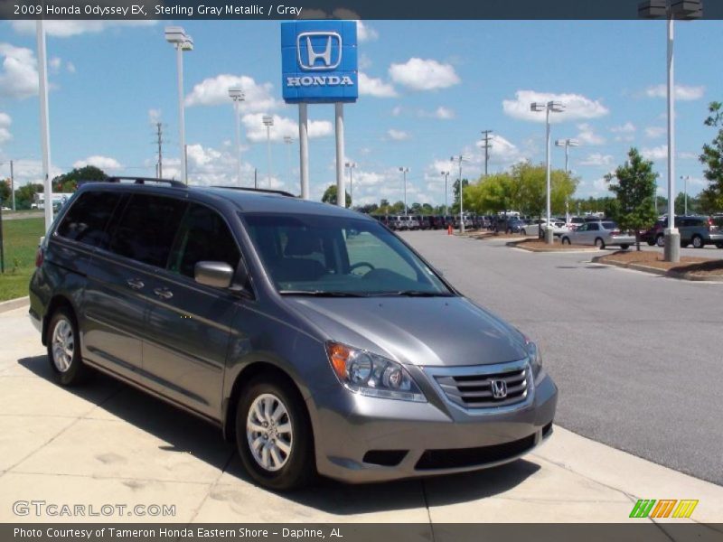 Sterling Gray Metallic / Gray 2009 Honda Odyssey EX