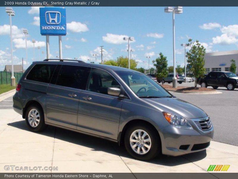 Sterling Gray Metallic / Gray 2009 Honda Odyssey EX