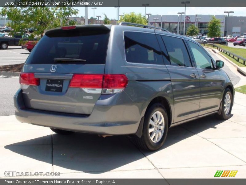 Sterling Gray Metallic / Gray 2009 Honda Odyssey EX