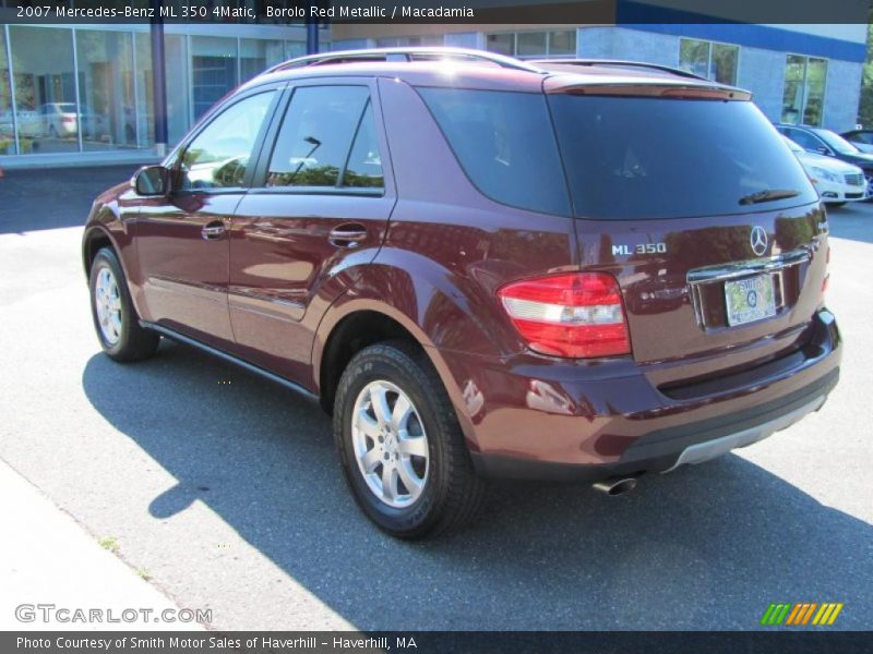 Borolo Red Metallic / Macadamia 2007 Mercedes-Benz ML 350 4Matic