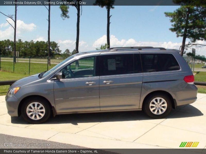 Sterling Gray Metallic / Gray 2009 Honda Odyssey EX