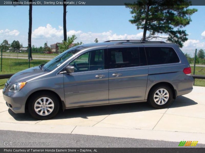 Sterling Gray Metallic / Gray 2009 Honda Odyssey EX